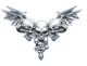 Single Tattoo Winged Skulls 211818  