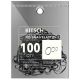 Pro No-Snag Elastic Black 100ct 214640  