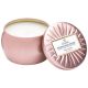 Vermeil Sparkling Rose Mini Tin Candle 4.5oz 217609  