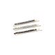 Beaded Metal Bobby Pins - Black/Silver 218805  