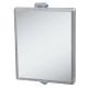 ZM05 Rectangle Fog Free Suction Cup Swivel Mirror, 2X 220236  