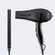 Nano Titanium Matte Black 5548 Dryer and 1 Inch Ultra Thin Flat Iron 222929  