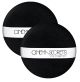 Deluxe Powder Puff Black - 2 Pack 221941  
