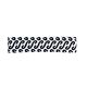 Strip Makeup Headband Black and White 220877  